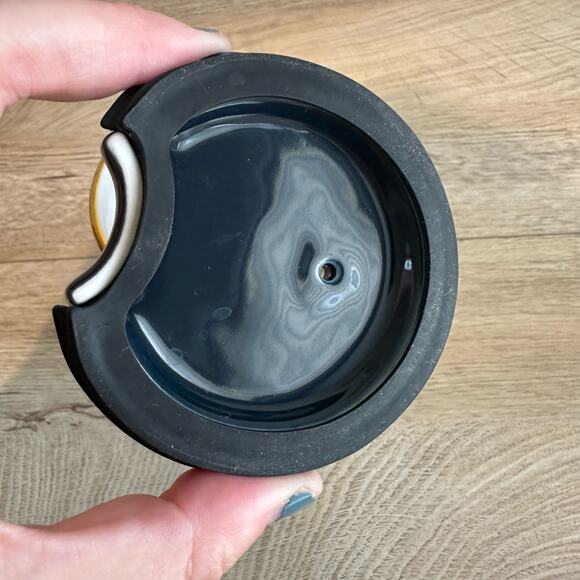 Starbucks 2015 Abstract Mermaid Face 10oz Ceramic Tumbler with lid - Picture 3 of 9